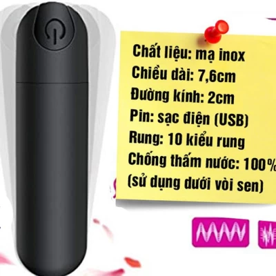 Trứng rung tình yêu viên đạn sạc