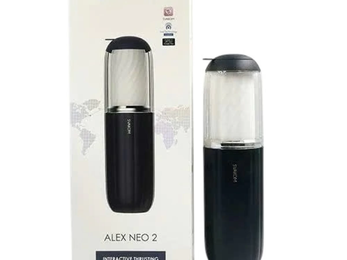 Âm đạo giả cao cấp Svakom Alex Neo 2 rung thụt điều khiển điện thoại