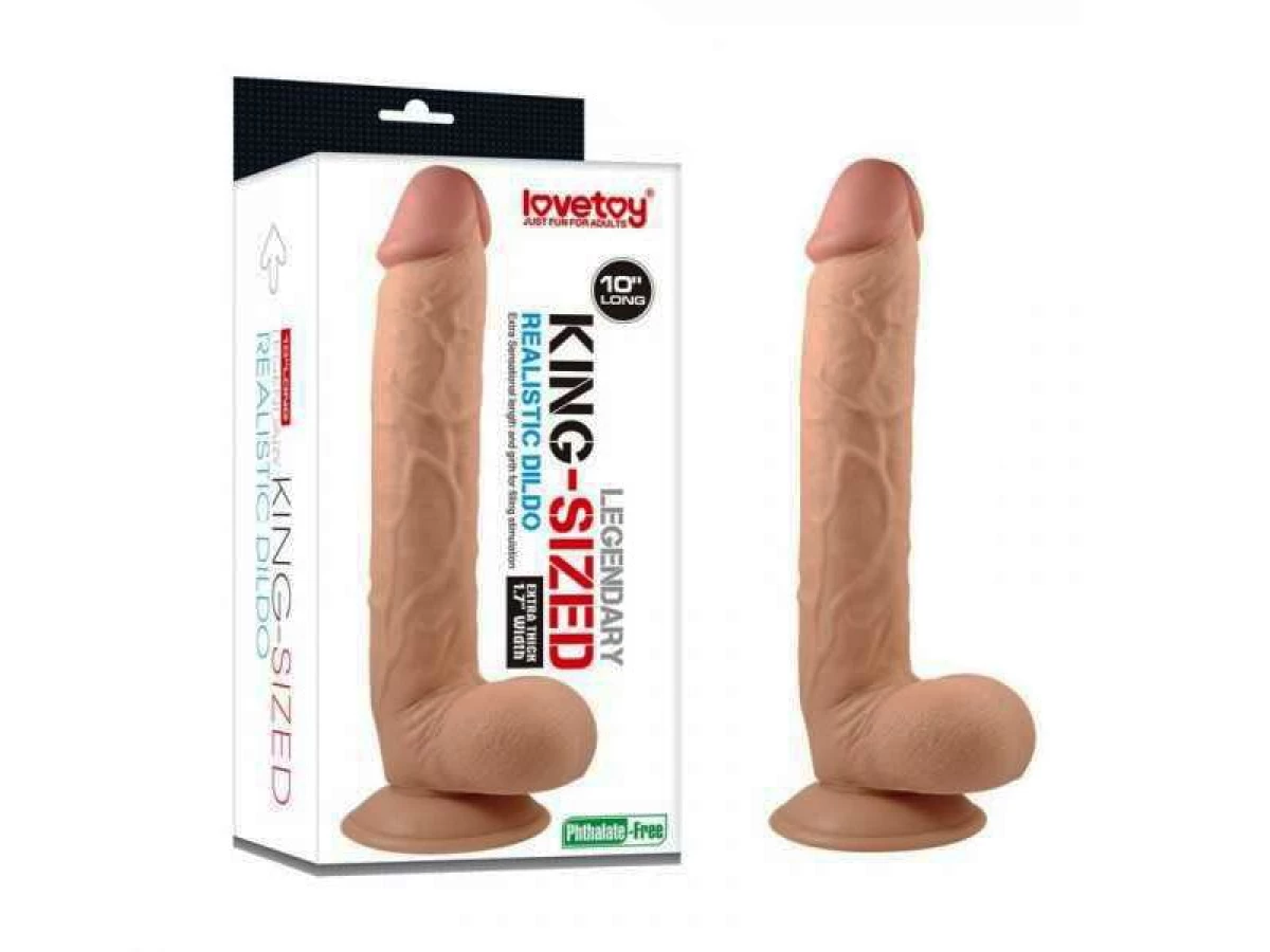 Dương vật giả hàng khủng có đế Lovetoy King size 10 inch