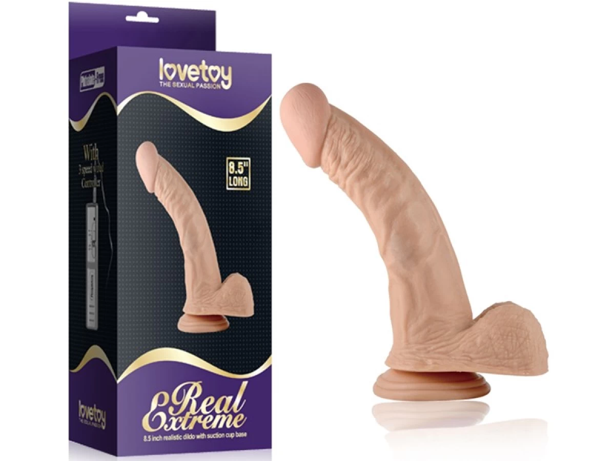 Dương vật giả lovetoy 8.5 inch có đế chất liệu silicon như thật