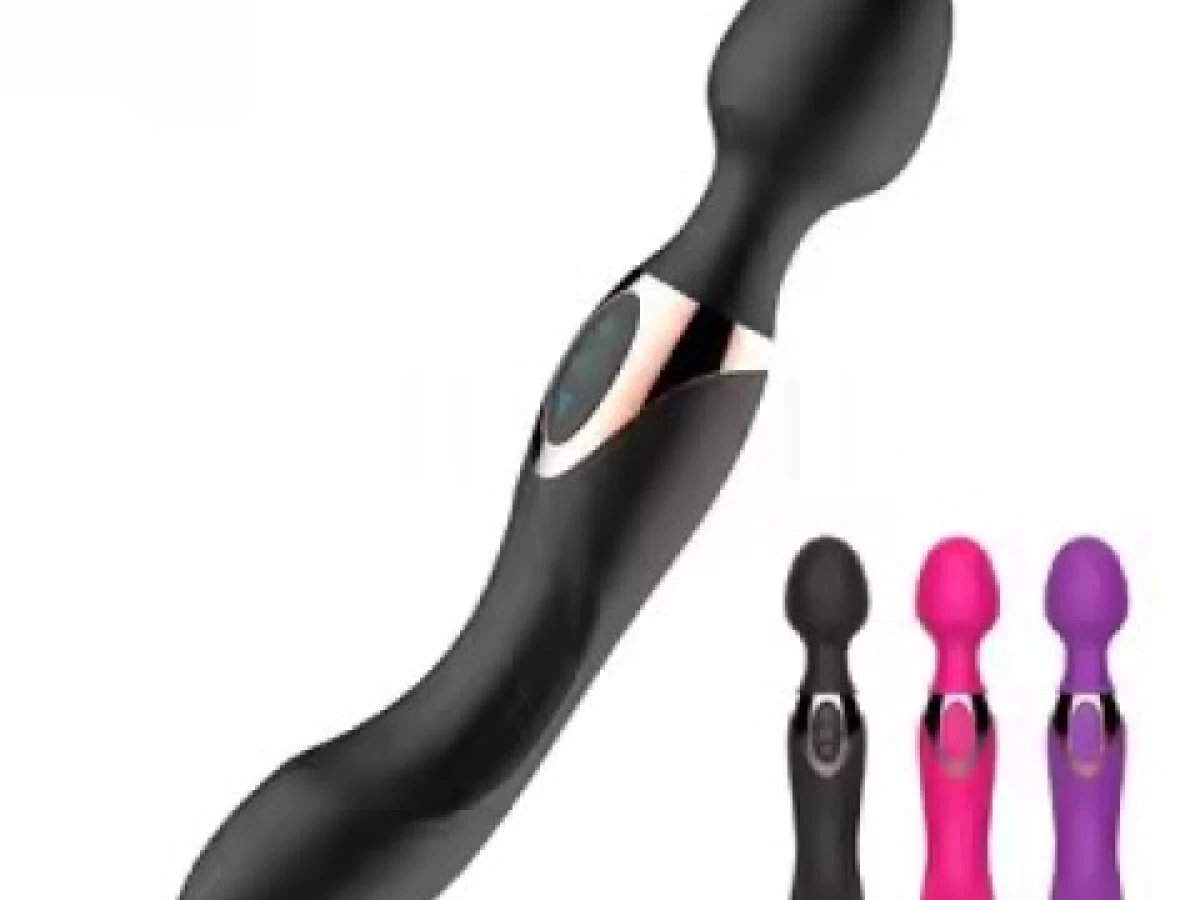 Máy mát xa điểm G phát nhiệt, rung 2 đầu Double End pin sạc