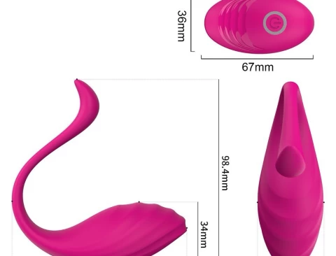 Trứng rung tình yêu Vibrator 10 chế độ remote từ xa